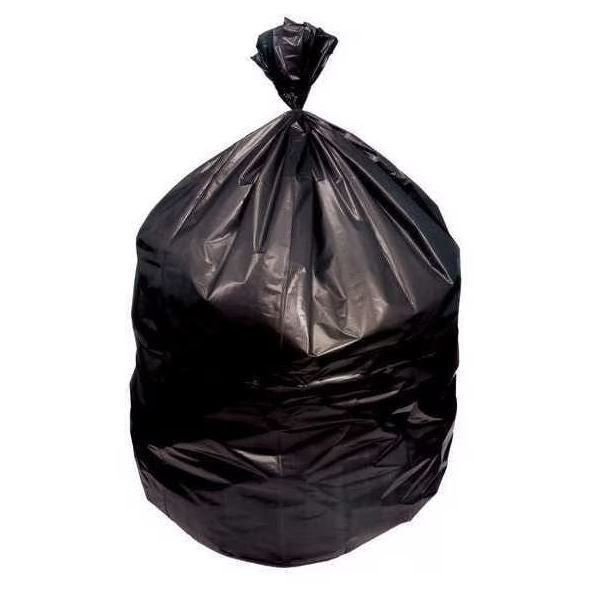 High-density Waste Can Liners, 56 Gal, 22 Microns, 43" X 48", Black, 150/carton (Z8648WKR01)