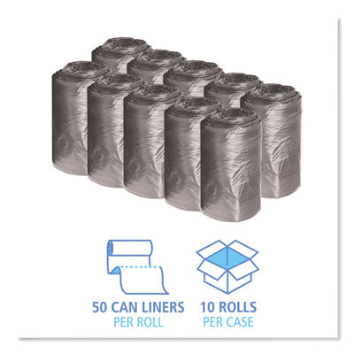 Boardwalk® Low-Density Waste Can Liners, 16 gal, 0.35 mil, 24" x 32" (BWK2432L)