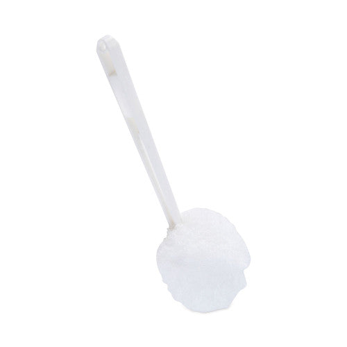 Toilet Bowl Mop, 12" Handle, White (00160EA)