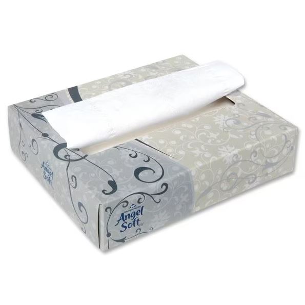Georgia Pacific Professional Facial Tissue, 2-Ply, White, 50 Sheets/Box, 60 Boxes/Carton (48550)