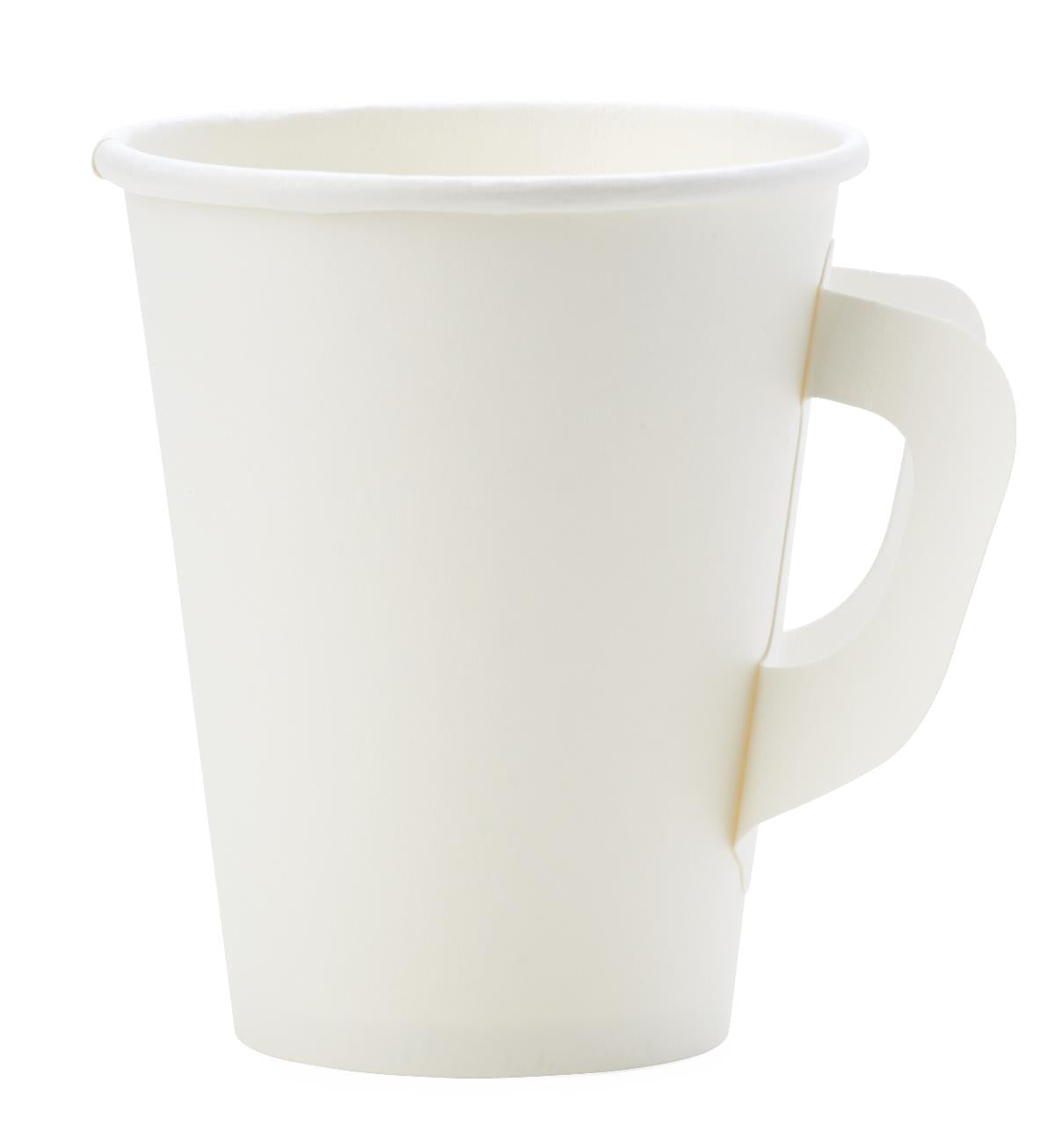 Disposable Handled Drinking Cups, 1000/CS, 8oz, (NON7008HDL)