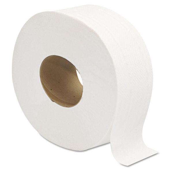 GEN Jumbo JRT Bath Tissue, Septic Safe, 2-Ply, White, 3.25" x 720 ft, 12 Rolls/Carton (202)