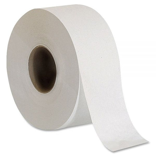 Coastwide Professional Recycled 2-Ply Jumbo Toilet Paper, Septic Safe, White, 3.5" x 1,000 ft, 12 Rolls/Carton (1000474)
