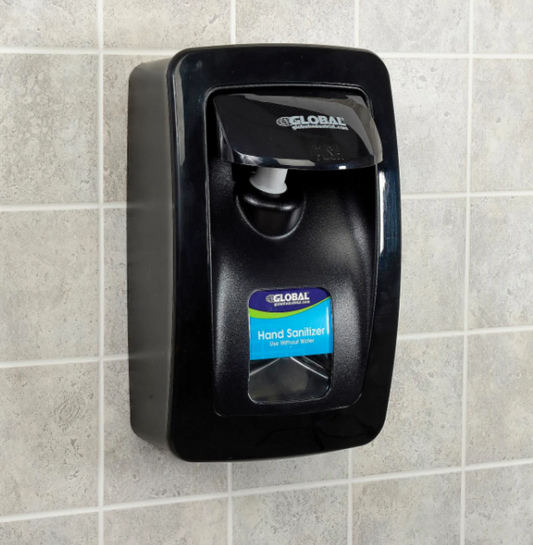 Global Industrial™ Manual Dispenser for Foam Hand Soap/Sanitizer - Black (WB640805)