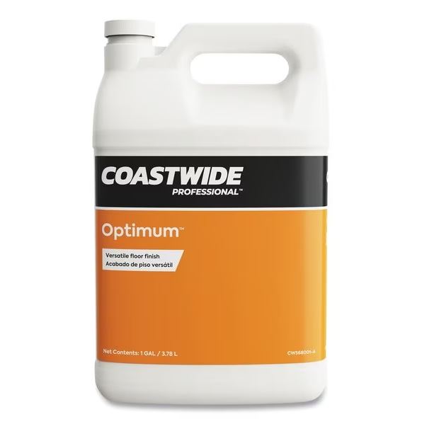 Professional Optimum Floor Finish, Unscented, 3.78 L, 4/Carton (568001A)