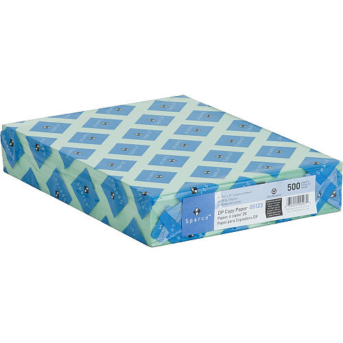 Sparco Premium Copy Paper - Green Letter - 8 1/2" x 11" - 20 lb Basis Weight - Sustainable Forestry Initiative (SFI) - Lint-free, Acid-free, Archival-safe - Green - 500 / Ream (SPRSC60053)