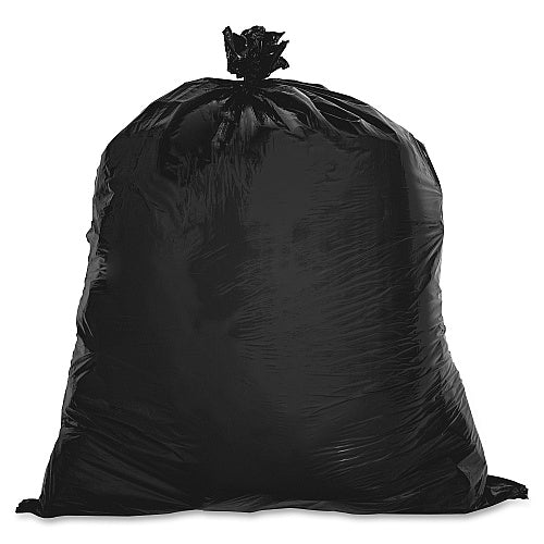 Genuine Joe Linear Low-Density Can Liners, 30 gal, 0.6 mil, 30 x 36 in, Black, 250/Carton (GJO02149)