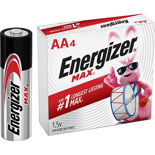 Energizer Max Alkaline AA Batteries For Multipurpose, Digital Camera, Toy - AA - 1.5 V DC - 24 / Pack (EVEE91-24PK)