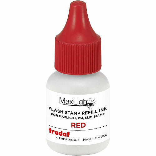 Stamp-Ever Pre-inked Stamp Ink Refill Red Ink - 0.24 fl oz - Red - Plastic - 1 Each (USS5028)