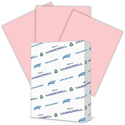 Recycled Copy Paper - Pink Letter - 8 1/2" x 11" - 24 lb Basis Weight - Smooth - Sustainable Forestry Initiative (SFI) - Jam-free, Acid-free - Pink - 500 / Ream (SPRSC7003)