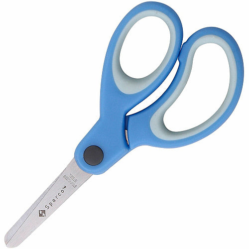Sparco 5" Kids Blunt End Scissors 5" Overall Length - Blunted Tip - Blue - 1 Each (39045)