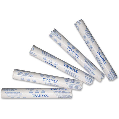 Tampax Regular Absorbency Tampon, Vending Machine Tampons, 500/CS (T500)