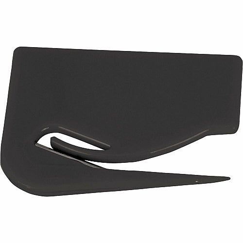 Business Source Slide Letter Opener Handheld - Black - Comfortable Handle, Compact - 1 Each (BSN11818)