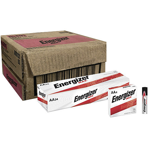 Energizer Max AA Alkaline Battery 4-Packs For Multipurpose, Digital Camera, Toy - AA - 4/Pack - 36 / Carton (E91CT)