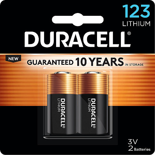 Duracell Lithium Photo Battery For Camera, Photo Equipment - 3 V DC - 2 / Pack (DURDL123AB2BPK)
