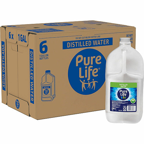 Pure Life Distilled Water 127.82 fl oz (3.78 L)Bottle - 6 / Carton (NLE12532328)