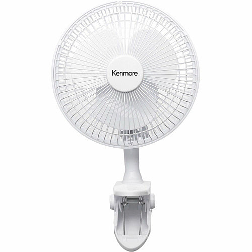 ESM 6" Clip-On Fan 2 Speed - Clip-on - White (ESMKM60032WH)