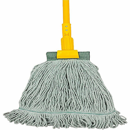 Genuine Joe® 60" Jaw-Head Wet Mop Handle, 60" Length, Yellow (GJO14611)