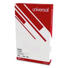 Universal® Legal Size Copy Paper, 92 Bright, 20 lb Bond Weight, 8.5 x 14, White, 2/Carton (TOP7572)