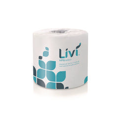 Solaris, Livi® VPG Select, Bath Tissue, 2-Ply, White, 500 Sheets/Roll, 80 Rolls/Carton (21545)