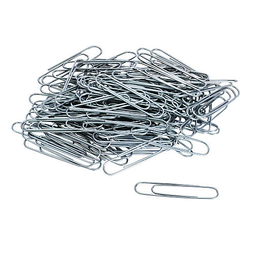 Universal Paper Clips, Jumbo, Smooth, Silver, 100 Clips/Box, 10 Boxes/Pack (UNV72220)