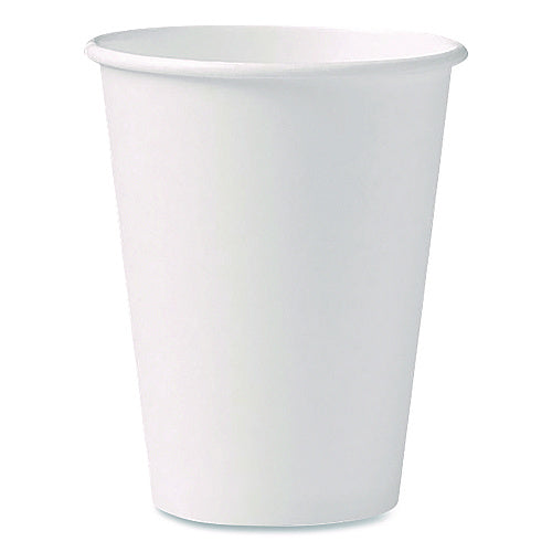 SOLO Paper Hot Cups, 12 oz, White, 50/Pack (SCC412WNPK)