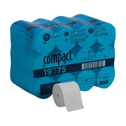 Compact by GP PRO Coreless 2-Ply Toilet Paper, 36/1000