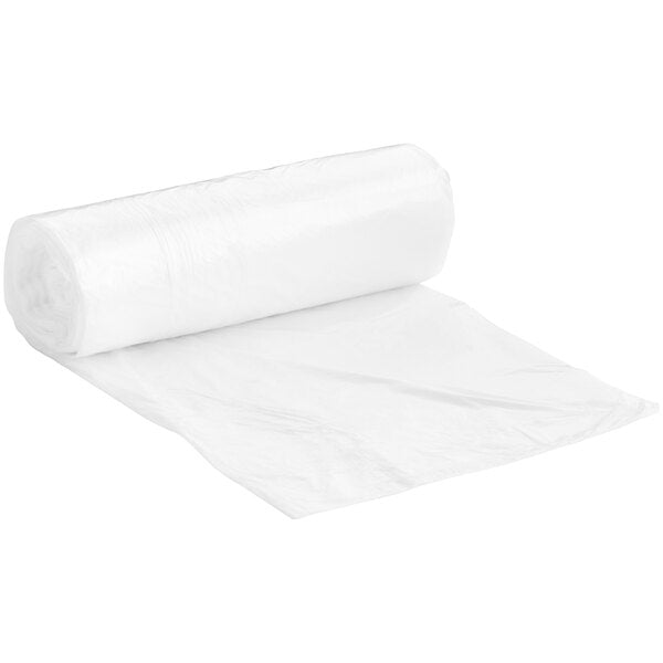 Inteplast Group High-Density Commercial Can Liners, 10 gal, 6 microns, 24" x 24", Natural, 1,000/Carton (EC242406N)