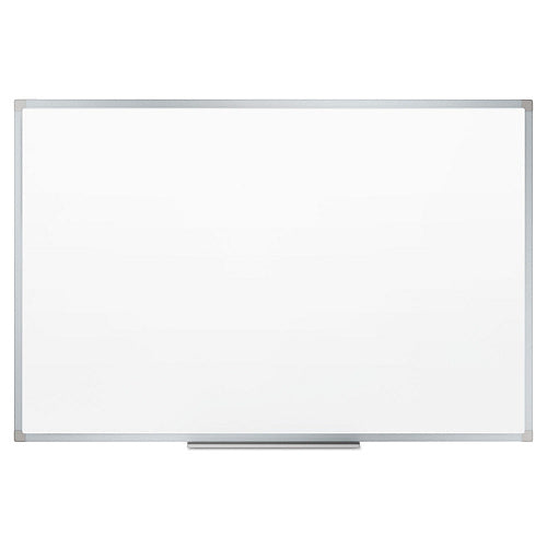 Mead Dry Erase Board with Aluminum Frame, 36 x 24, Melamine White Surface, Silver Aluminum Frame (MEA85356)