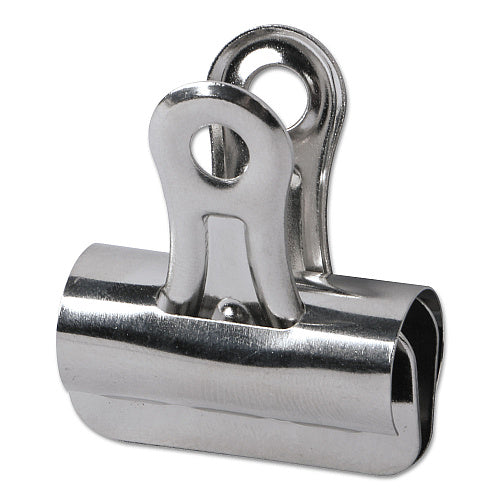 Universal Bulldog Clips, Small, Nickel, 3/Pack (UNV31263)