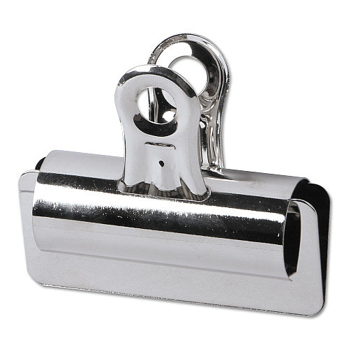 Universal Bulldog Clips, Large, Nickel, 12/Pack (UNV31265)