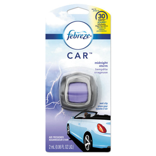 Car Air Freshener, Midnight Storm, 2 Ml Clip, 8/carton (PGC94728CT)