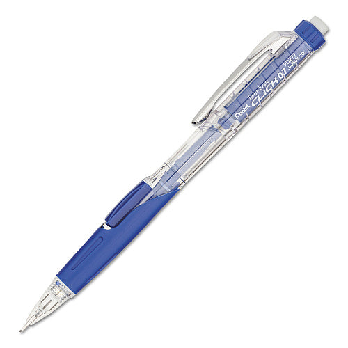 Pentel Twist-Erase CLICK Mechanical Pencil, 0.7 mm, HB (#2), Black Lead, Blue Barrel (PENPD277TC)