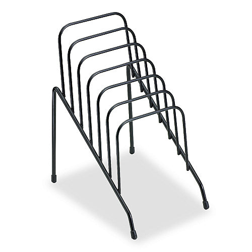 Fellowes Wire Step File Jr., 6 Sections, DL to A5 Size Files, 4.38" x 6.5" x 7.75", Black (FEL72613)