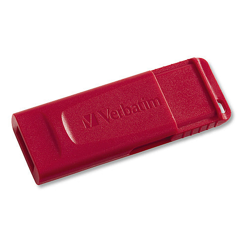 Verbatim Store 'n' Go USB Flash Drive, 4 GB, Red (VER95236)