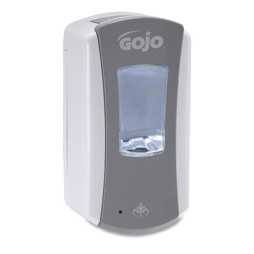 GOJO LTX-12 Touch-Free Dispenser, 1200 mL, 5.25" x 3.33" x 10.5", Gray/White (198404)