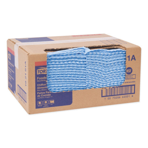 Tork Foodservice Cloth, 13 x 21, Blue, 240/Carton (192181A)