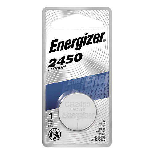 Energizer 2450 Lithium Coin Battery, 3 V (EVEECR2450BP)