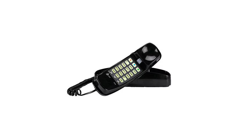 AT&T Trimline 210 - corded phone, Black, (ATT210BK)