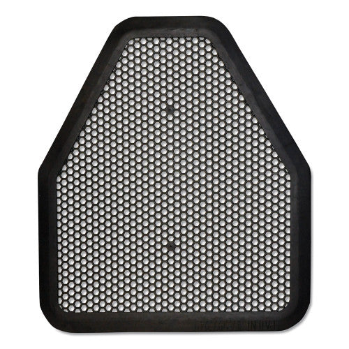 TOLCO Urinal Mat, 20.75 x 18.5, Black, 6/Carton (220206)