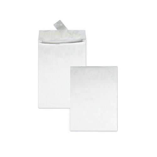 Survivor Light 14 lb Tyvek Open End Expansion Mailer Value Pack, #13 1/2, Flip-Stik Flap, Redi-Strip Closure, 10 x 13, White, 100/CT (QUAR4500)