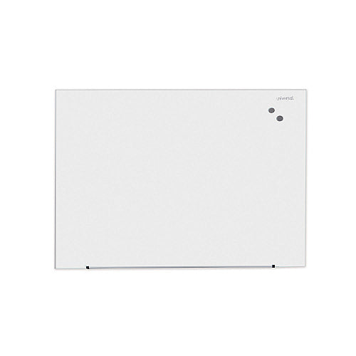 Glass Dry-Erase Board, Magnetic Frameless Whiteboard, 4W' x 3H' (AVDR1027)
