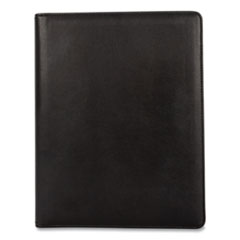 Bond Street, Faux-Leather Padfolio with Solar Calculator, Black (BND5040BSBLACK)