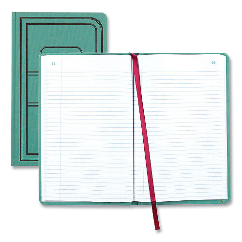 National Paper Tuff Series Record Book, Green Cover, 12 x 7.5 Sheets, 300 Sheets/Book (REDA66300R)