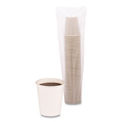 Boardwalk Paper Hot Cups, 8 oz, White, 50/Sleeve, 20 Sleeves/Carton (WHT8HCUP)