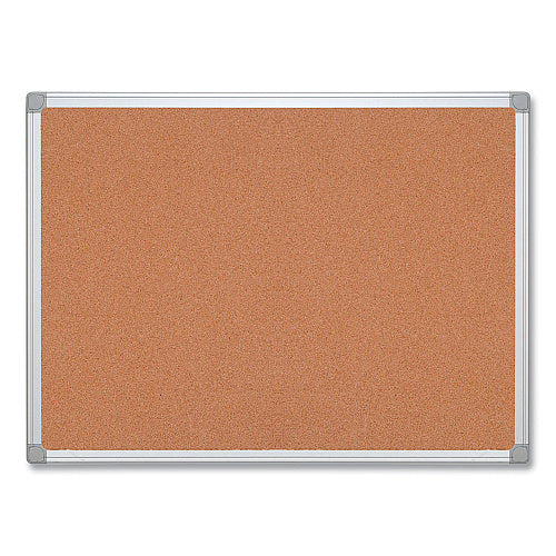 MasterVision Earth Cork Board, 72 x 48, Tan Surface, Silver Aluminum Frame (BVCCA271790)