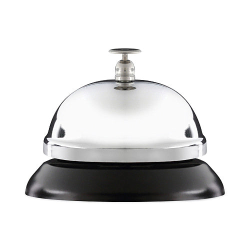 Universal Call Bell, 3.38" Diameter, Brushed Nickel (UNV10000)