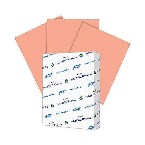 Print Paper, 20 lb Bond Weight, 8.5 x 11, Salmon, 500/Ream (SPRSC70016)