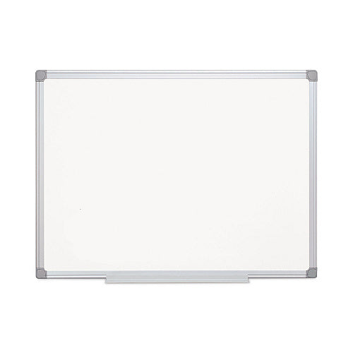 MasterVision Earth Gold Ultra Magnetic Dry Erase Boards, 48 x 72, White Surface, Silver Aluminum Frame (BVCMA2707790)