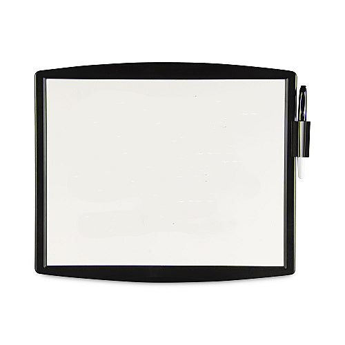 Fellowes Partition Additions Dry Erase Board, 15.38 x 13.25, White Surface, Dark Graphite HPS Frame (FEL75905)